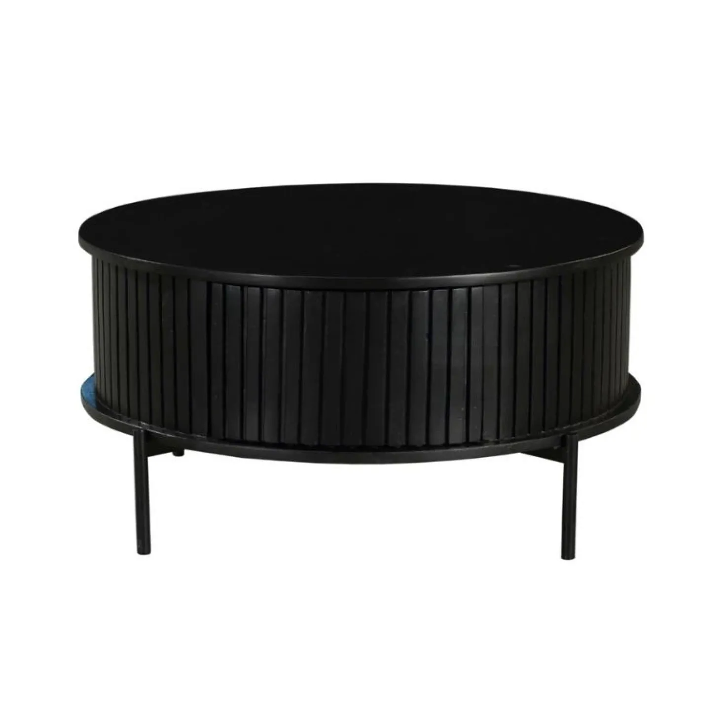 Salontafel Martin Zwart Rond 80cm