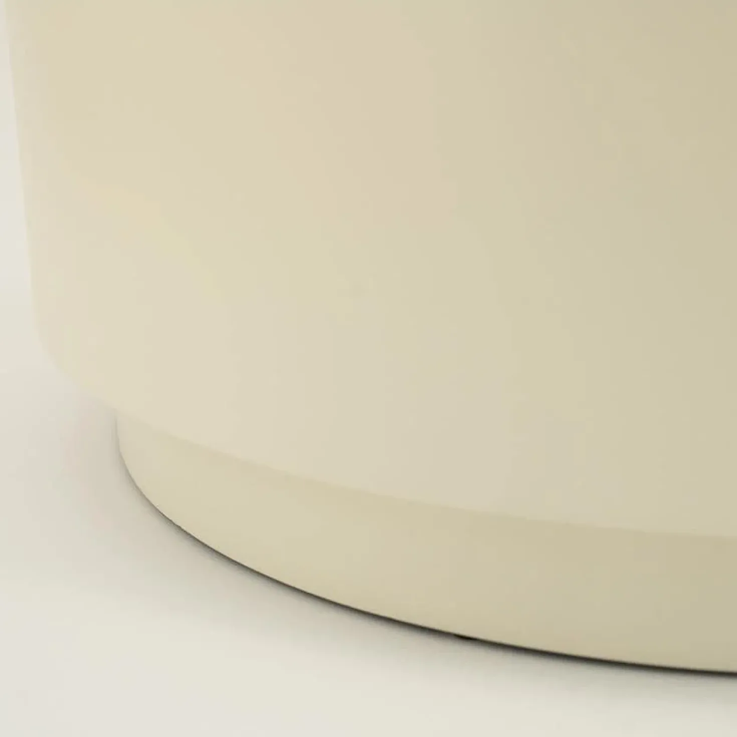 Salontafel Mesita rond Beige 60cm