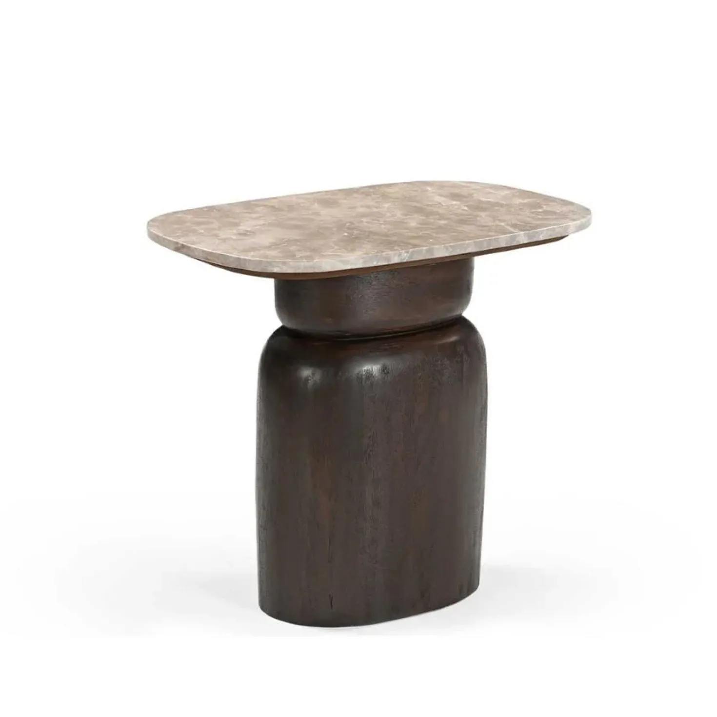 Santo Bijzettafel Marmer 56 cm