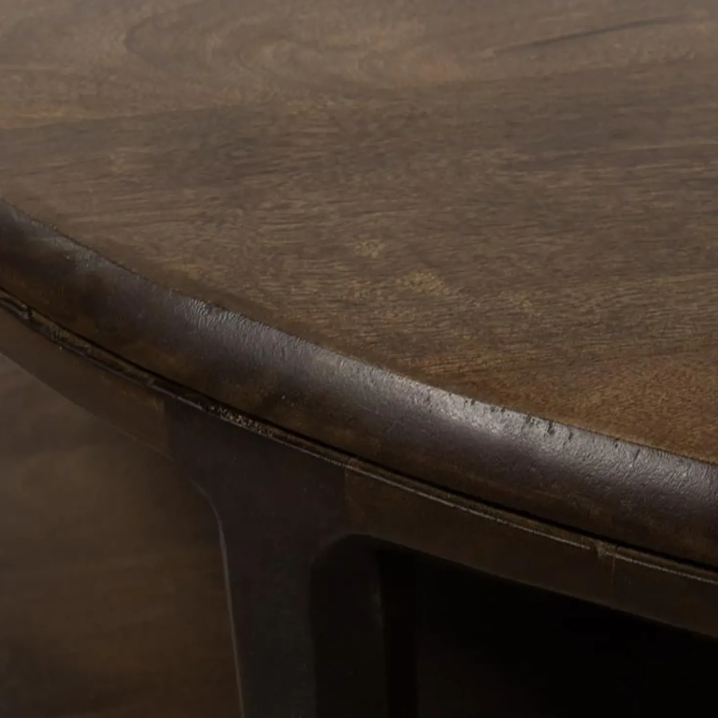 Sara Bijzettafel rond Walnoot 50cm