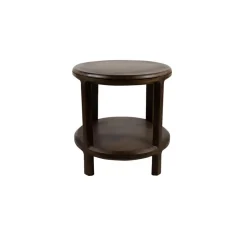 Sara Bijzettafel rond Walnoot 50cm