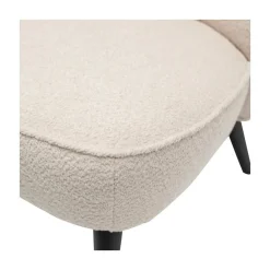 Sara Fauteuil Boucle Creme