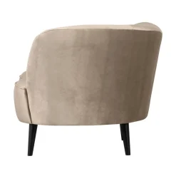Sara Lounge Fauteuil Rechts Velvet Khaki 112cm