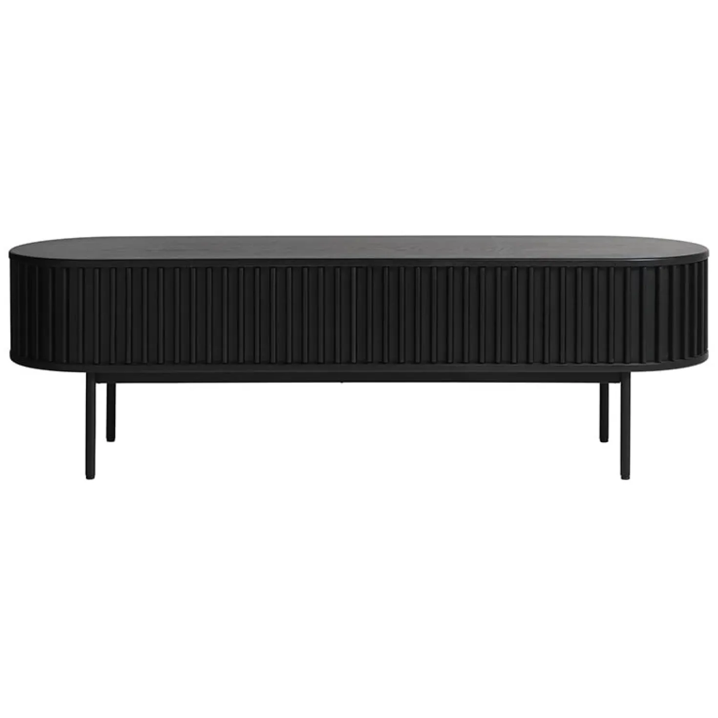 Sarita TV meubel zwart eikenhoutfineer 160cm