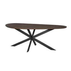 Shane Eettafel Organisch Walnoot Eikenhout 240cm