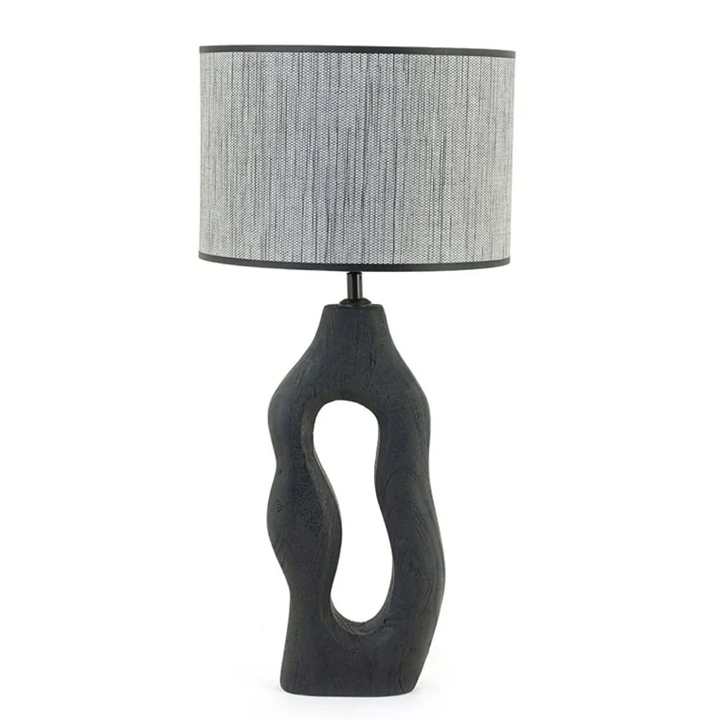 Shiboo tafellamp hout naturel zwart