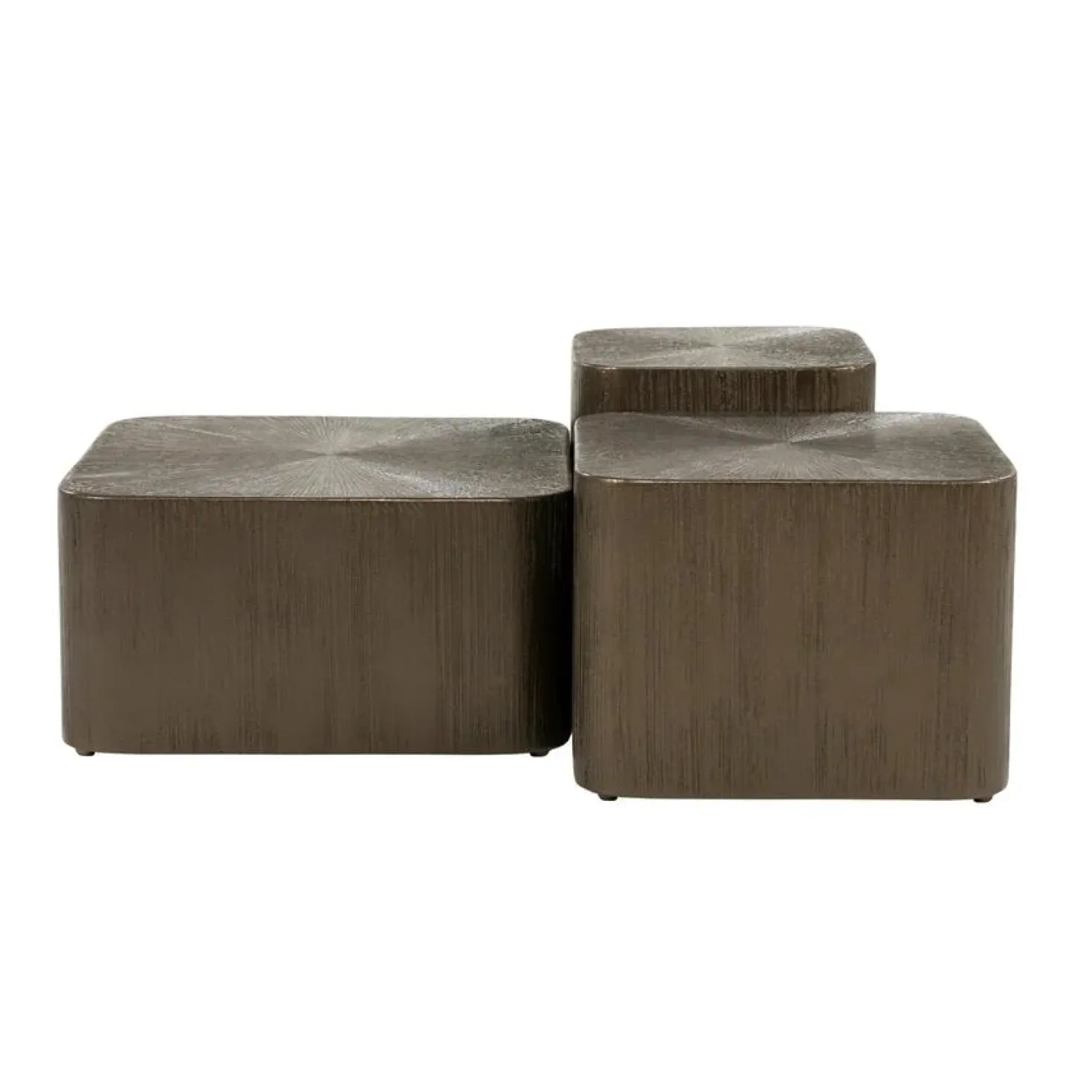Silva Salontafel Set van 3 Bruin