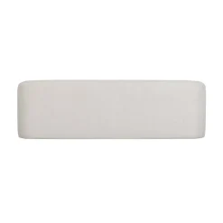 Sloping 3-Zits Bank Pearl Melange 240cm