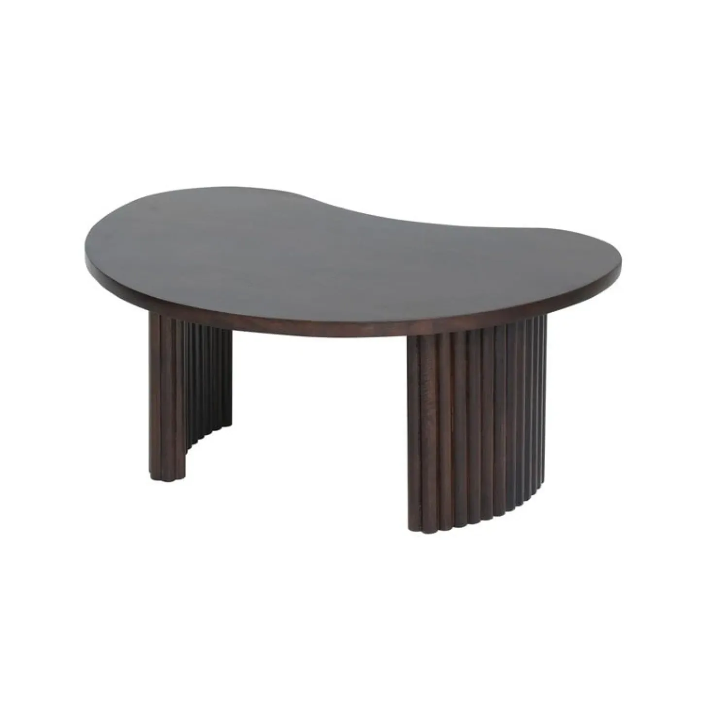 Sofia Salontafel organisch Walnoot 85cm