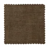 Statement Hocker Ribstof Olijfgroen 80cm