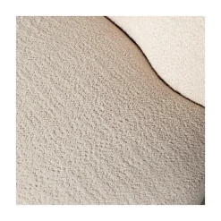 Stone Bankje Links Boucle Creme 112cm