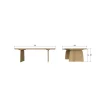 Tablo Salontafel organisch Eikenhout mystic brown 110cm
