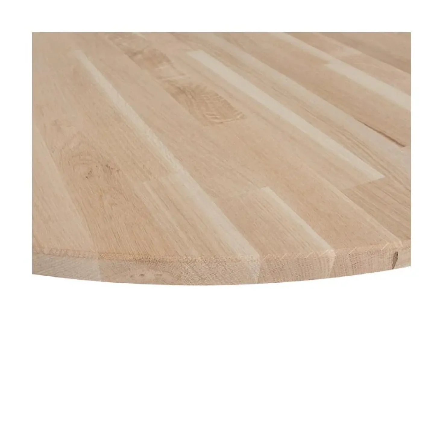 Tablo Tafelblad Rond Eiken Onbehandeld 120cm