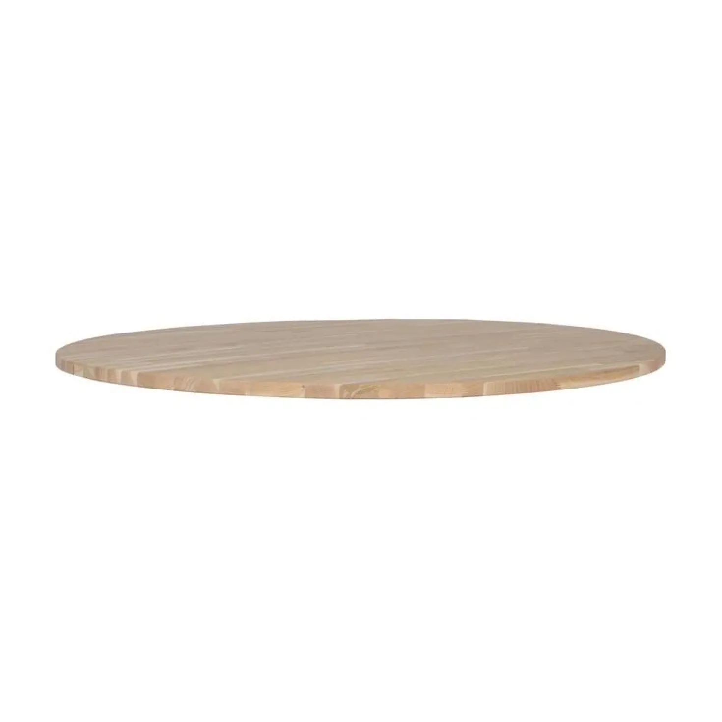 Tablo Tafelblad Rond Eiken Onbehandeld 120cm
