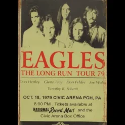 The Eagles - metalen bord