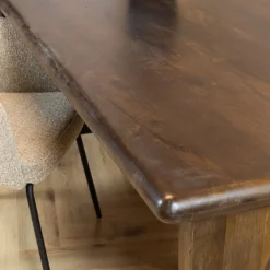 Tobias Eetkamertafel Walnoot 180cm