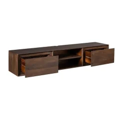 Tony Zwevend Tv meubel Walnoot Mangohout 160 cm