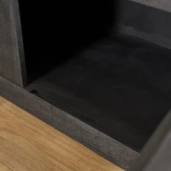 TV meubel Dortmund mangohout zwart 150cm