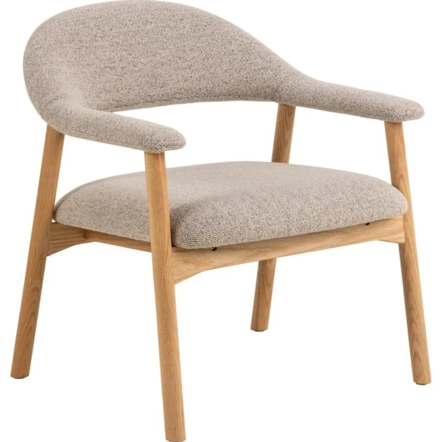 Vandis Fauteuil Beige Stof