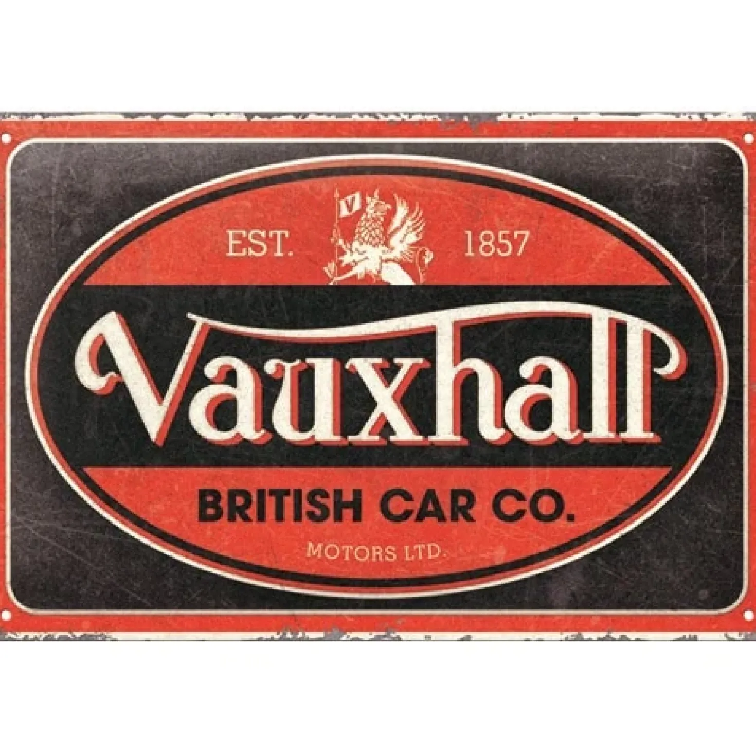 Vauxhall - Vintage Oval - metalen bord