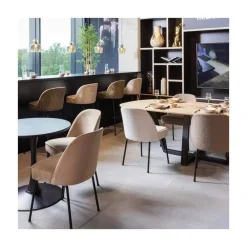 Vogue Eetkamerstoel Boucle Nougat