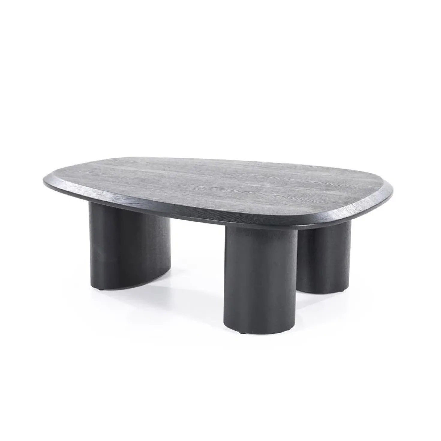 Walter Salontafel zwart Eikenhout 96 cm