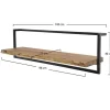 Wandplank hout Stockton/e 100cm