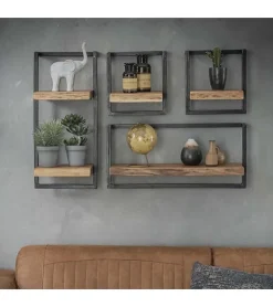 Wandplank hout Stockton/e 100cm