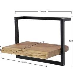 Wandrek industrieel Stockton 5 145cm