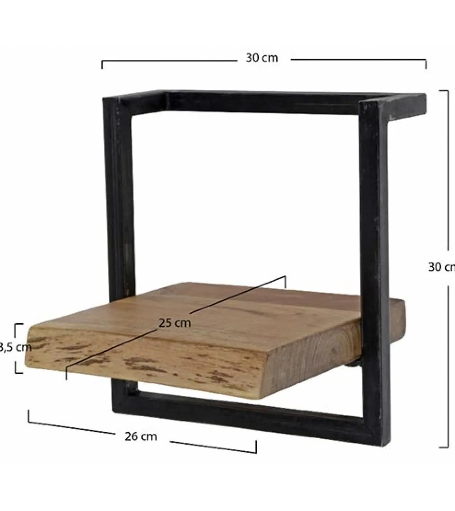 Wandrek industrieel Stockton 5 145cm