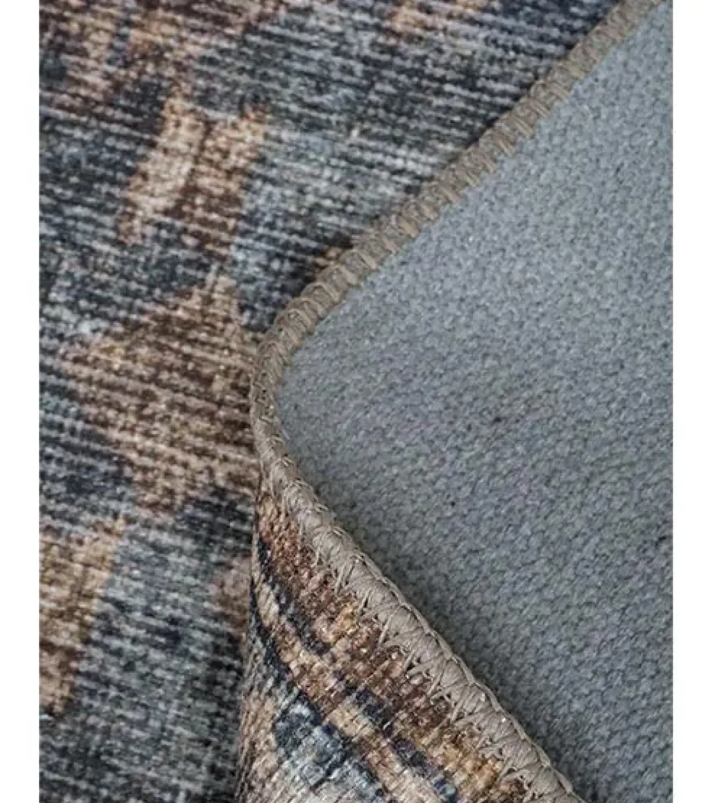 Zareen vloerkleed vintage rechthoek blauw