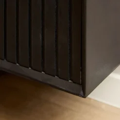 Zwevend Tv meubel Martin Zwart 200 cm