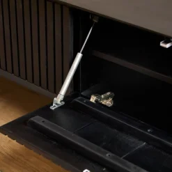 Zwevend Tv meubel Martin Zwart 120 cm