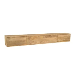 Zwevend Tv meubel Melanie Naturel 200 cm